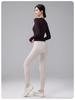 Thickened Seamless Women's Long Sleeve Yoga Top - Slimming, Breathable Round Neck for Autumn & Winter.