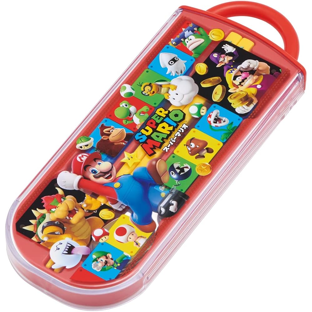Skater (Skater) Cutlery Set for Kids, Bento, Chopsticks, Spoons, Forks, Made in Japan, Sliding Na...