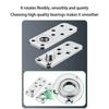 Wood Door Pivots Hinges Stainless Steel Concealed Door Hinge 360 Degree Rotation Invisible Pivots Door Hardware