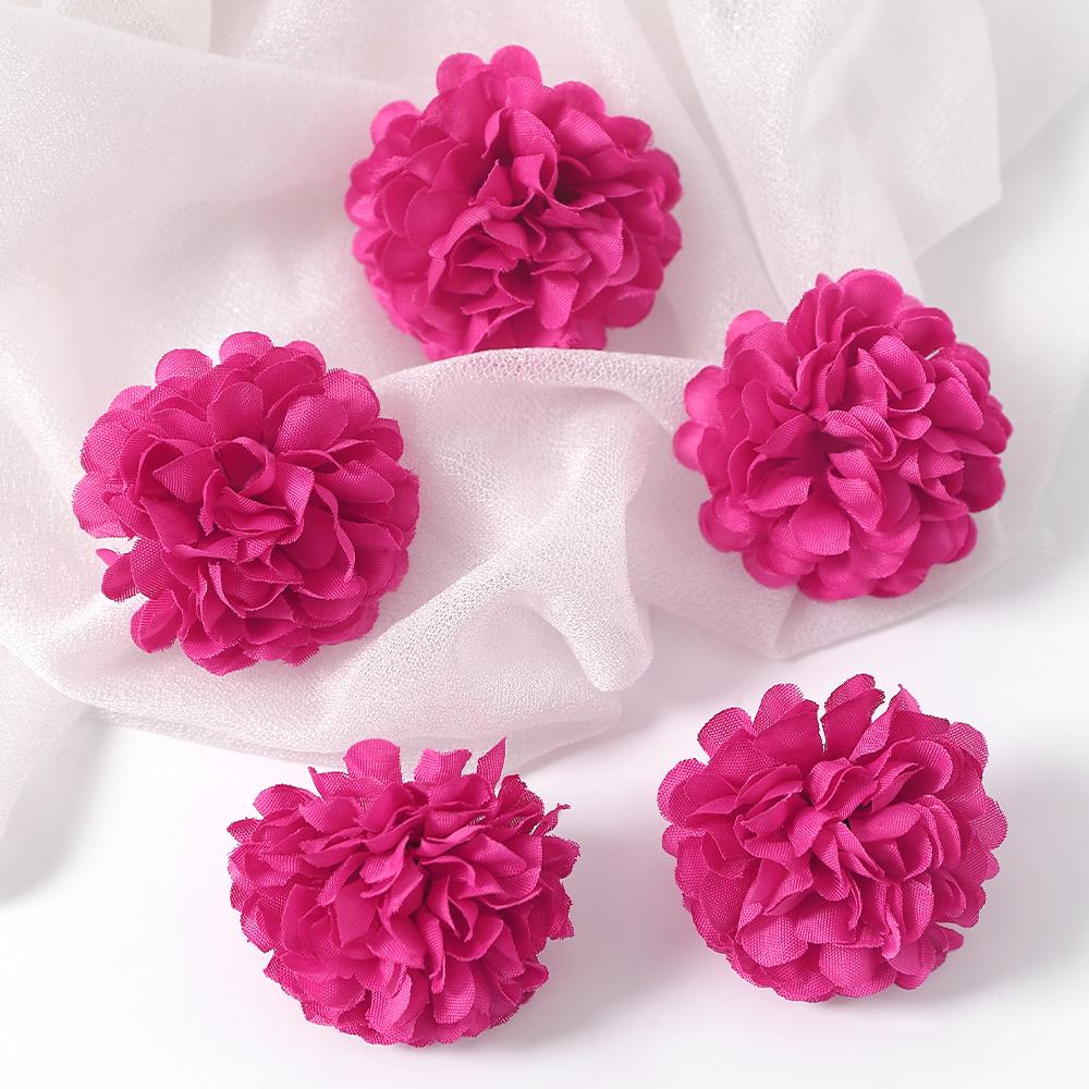 10/20 Stück Künstliche Blumenköpfe 4,5 cm Kunstblume für Heimdeko Garten Hochzeitsparty Dekoration Basteln Girlande Geschenke Zubehör