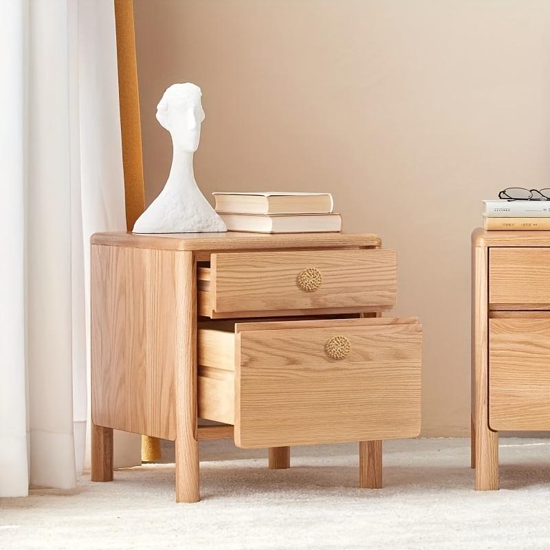 1 Stück Rattan geflochtener runder Griffknopf, Holzgriff, für Küche Wohnzimmer Schlafzimmer Schrank Schrank