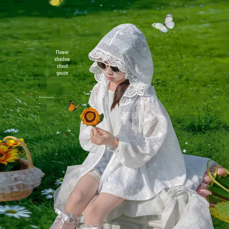 

Girls Summer Lightweight Hooded Jacket 120