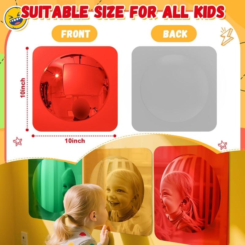 Pack of 3 Perceptual Bubble Reflectors for Perceptual C type Cognitive Development in Kids