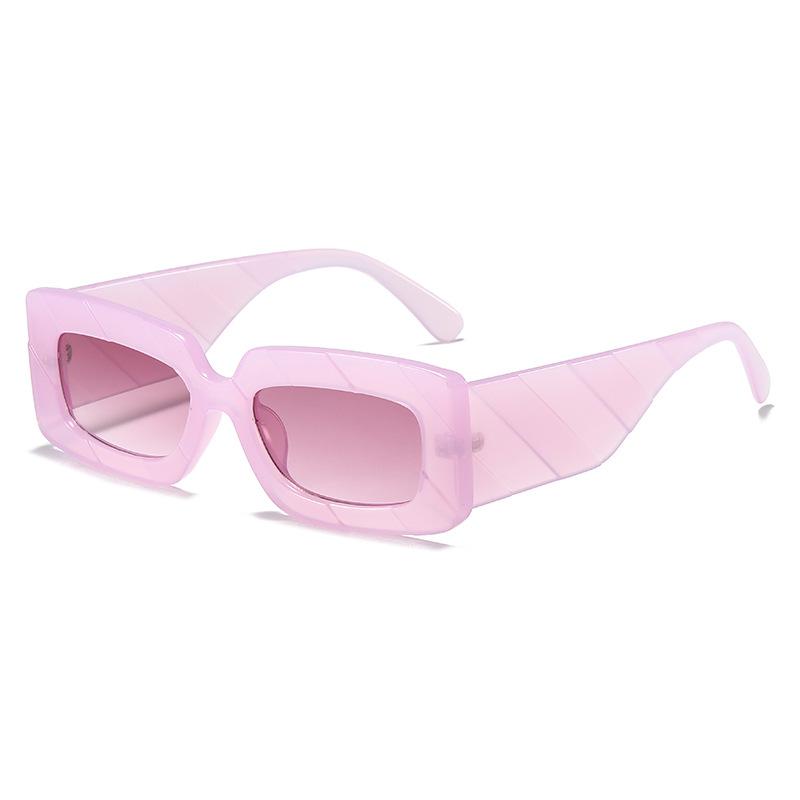 Square Sunglasses, Versatile And Colorful Square Glasses, Retro Literary And Large-Frame Sunglasses.