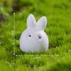 1pcs Kawaii Luminous Animals Car Ornaments for Jewelry Making Findings Resin Fat Rabbit Doll Flatback Diy Garden Home Decor