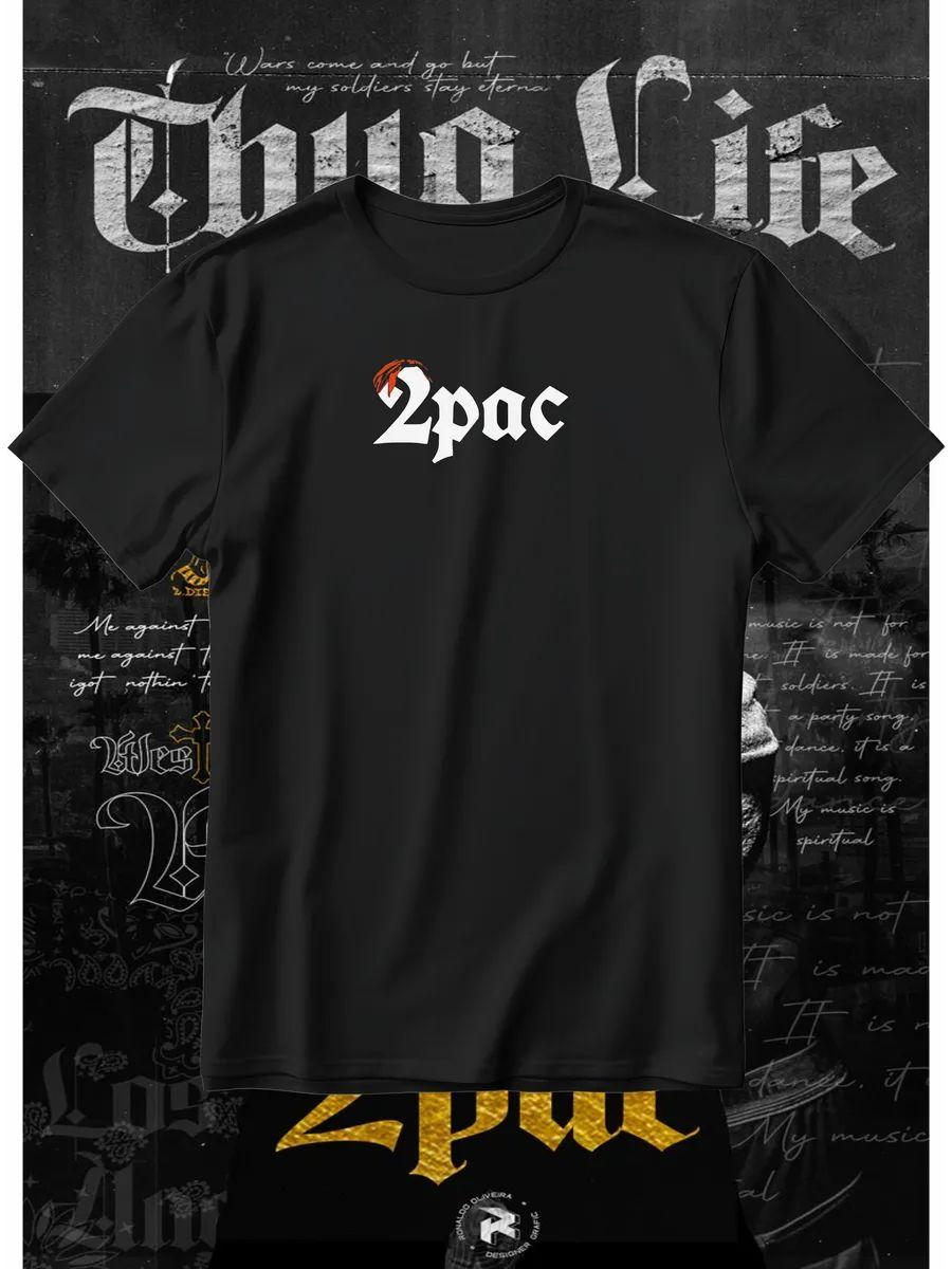 Men s black cotton T-shirt with mammoth print 2XL