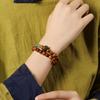 Elegant and Refined High-polish Kukhe Tianyu Jade Bracelet for Men and Women, Natural Color, Bodhi Hand-held Prayer Beads Bracelet
