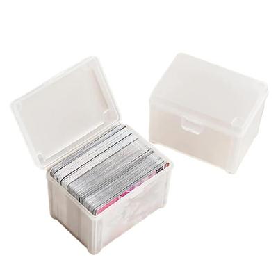 Stackable Playing Card Deck Box Trading Card Case Card Storage Organizers Plastic Storage Box for Sports Cards Game Card