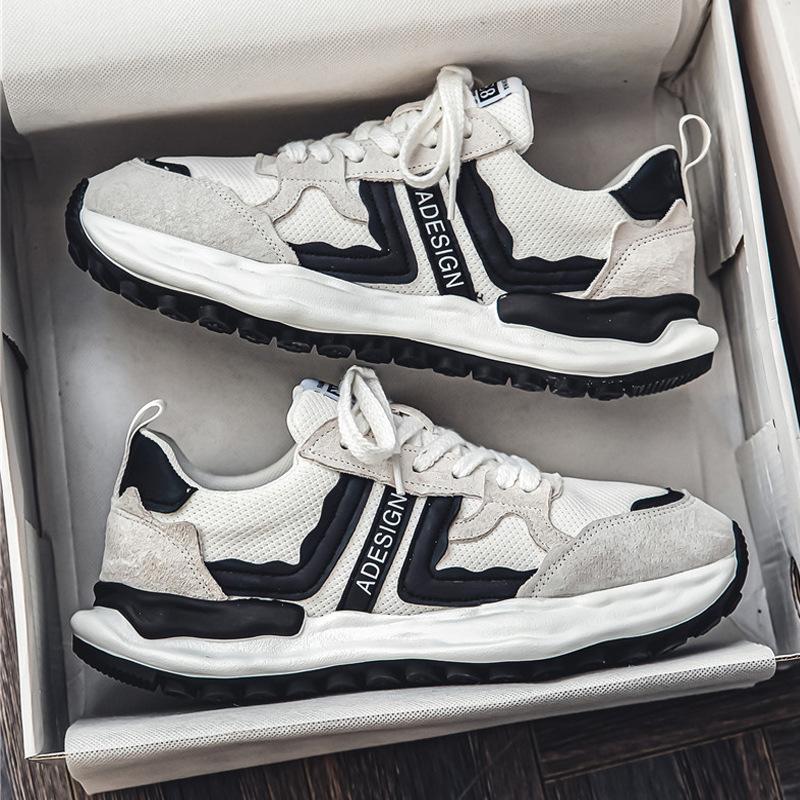 Forrest Gump summer breathable trend mesh deodorant sports running dad tide shoes 44