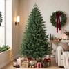 Artificial Christmas Tree 180 Cm with Pinewood Stand, Nordic Fir with Folding System, 889 Branch Tips, Green