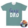 Foxy Dad 3D Print Tee Nick Wilde Cartoon T Shirt Humor Foxy Print Short Sleeve Top Women Men Couples Dress Creative Gift Shirt