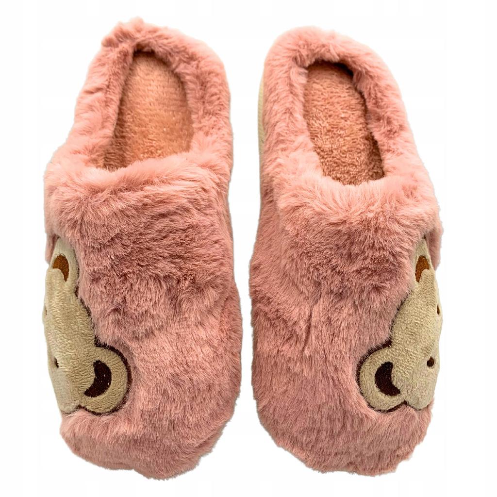Winter Slippers Teddy Bear Women's Children's Warm Slippers S. 38-39