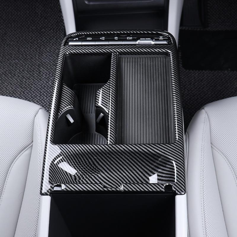 RHD For Hyundai Tucson NX4 2025 Center Console Cover  Auto Interior Console Gear Shift Central Water Cup Storage Box Trim Frame