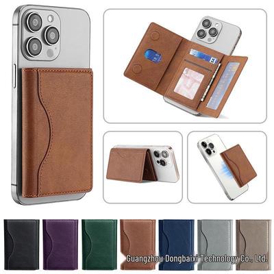 Portafoglio magnetico tri-fold MagSafe con porta documenti d'identità e porta carte con supporto