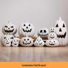 Luminous White Pumpkin Lantern: Large Halloween Decoration for Shopping Malls & Theme Events