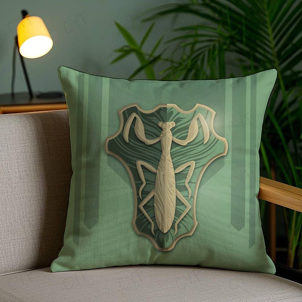 Hot Anime Cartoon Black Clover Pillow Case Custom Printed Brushed Fleece Pillow, Baby Skin-Touch, Eco-Friendly Dye-Sublimation C