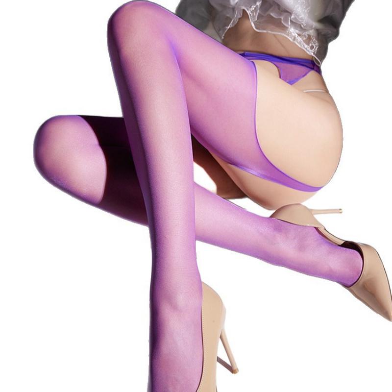 Sexy Erotic Stockings Lingerie Black Stockings Temptation Open Crotch No Need To Take Off Bed Flirting Supplies Plus Size Open C