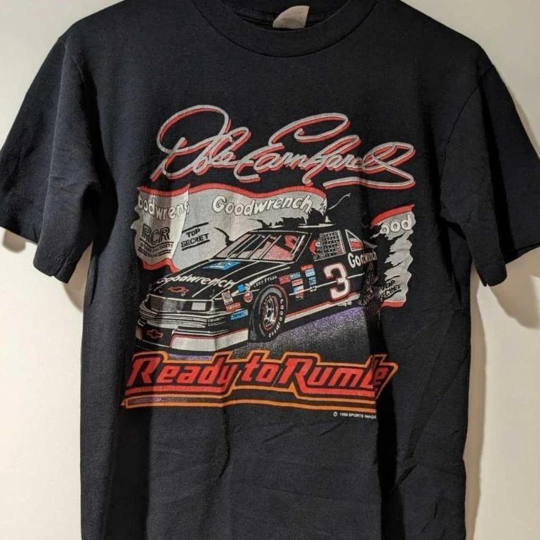 

Vintage 1989 Nascar Dale Earnhardt Sr T-Shirt, Dale Earnhardt Shirt 4XL