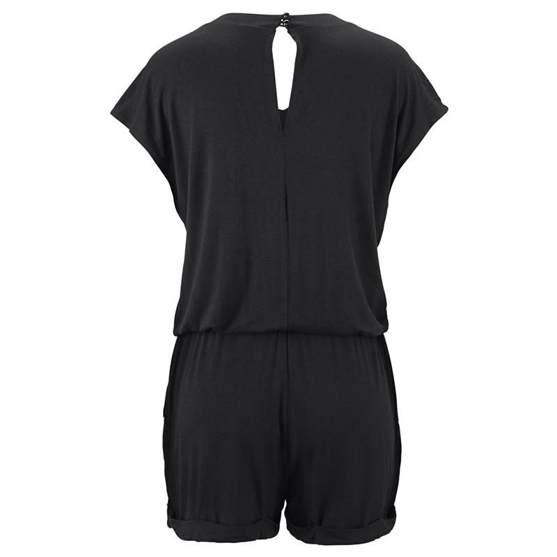 Buy Womens Ladies V Neck Playsuit Casual Beach Summer Party Jumpsuit
