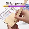 Electrostatic Detector DIY Kit: Wooden Handmade Educational STEAM Toy.