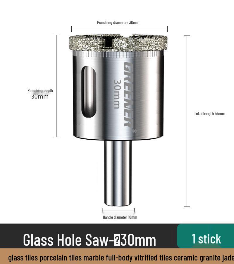 Green Forest Diamond Drill Bit for Tiles, Glass & Marble