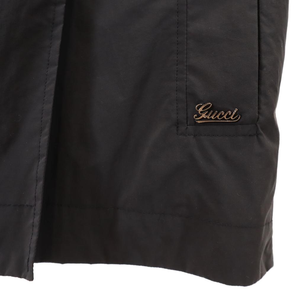 GUCCI made in Italy Trench Jacket XS charcoal 259360 with hanger Women Used