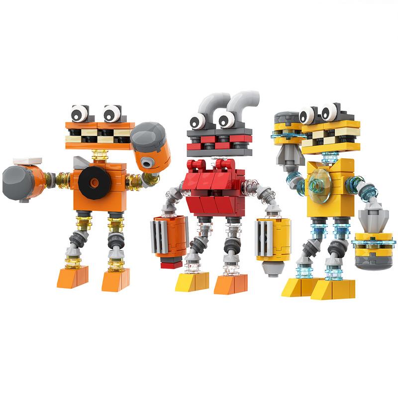 Game Series Water MonsteChoir Model Building Blocks Cartoon Boys Assembled Music Robot Decorative MOC Bricks Toys Holiday Gifts