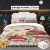 Forest Mushrooms 3D Printed Quilt Cover Set Leave Plant Soft Comfortable Bedding Cover Pillowcase Home Textiles Duvet Cover Sets