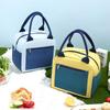 Portable Bento Bag Commute Office School Outdoor Picnic Thermal Insulated  Food Sandwich Storage Handbag Easy Clean Lunch Bag