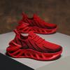 Red Running Sneakers Newest Breathable Comfort For Men Low Top Mens Sports Increase Shoes Mesh Jogging Casual Shoes Slip-on