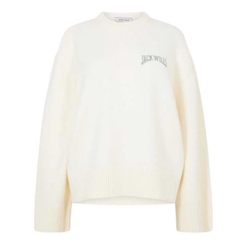 Jack Wills Womens/Ladies Arched Logo Oversized Jumper