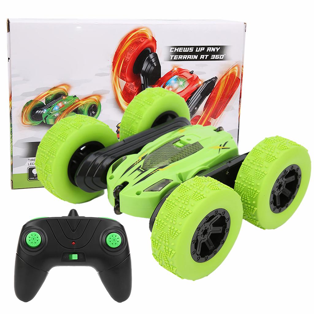 X-010 Dobbeltsidig 2.4G Fjernkontroll Stuntbil Modell 360 Graders Rull RC Bil Leke