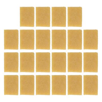 22 Stück Kleberadierer Quadratisch Manuell Naturkautschuk Wiederverwendbar 7x5,1cm DIY Schneiden Kleberückstandsentferner für Schule