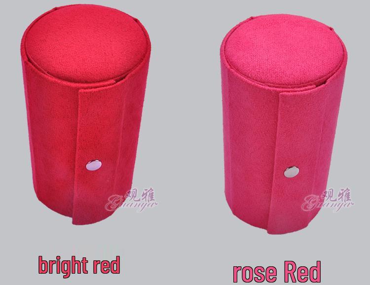 Guanya Portable Women's Jewelry Box - Simple, Ancient Style for Earrings and Rings