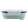 Food Grade Silicone Foldable Lunch Box Portable Rectangle Food Storage Container