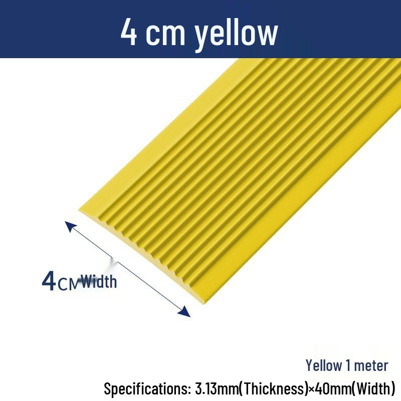 Samoprzylepna listwa krawędziowa ze antypoślizgowego PVC na stopnie schodów dla przedszkoli