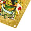 Monochrome Metal Buddha Card Copper Card God Of Wealth Guan Gong Fortune Card Buddhist Gold Card Amulet Gift