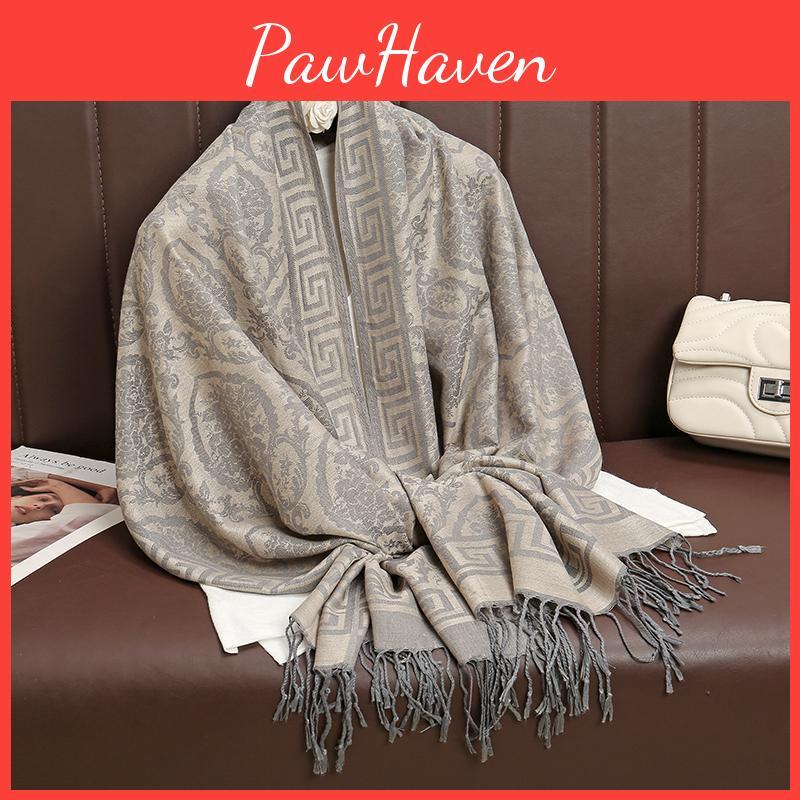 Cashmere Luxury Scarf Women Thick Print Wraps Pashmina Travel Poncho Warm Blanket Winter Bufanda Shawl Female Stoles