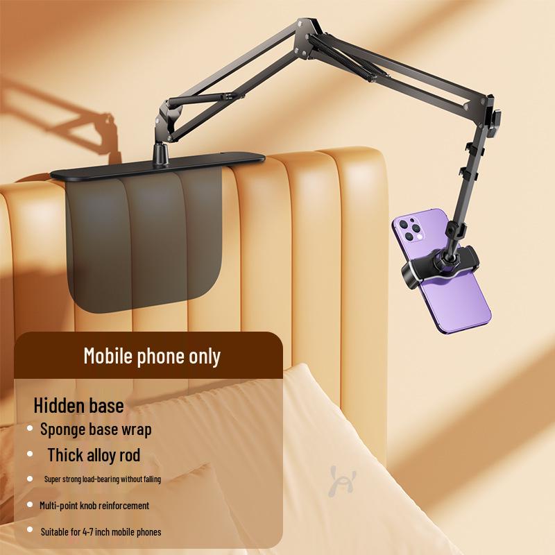 Universal Bedside Phone & Tablet Holder with Bluetooth for Convenient Streaming