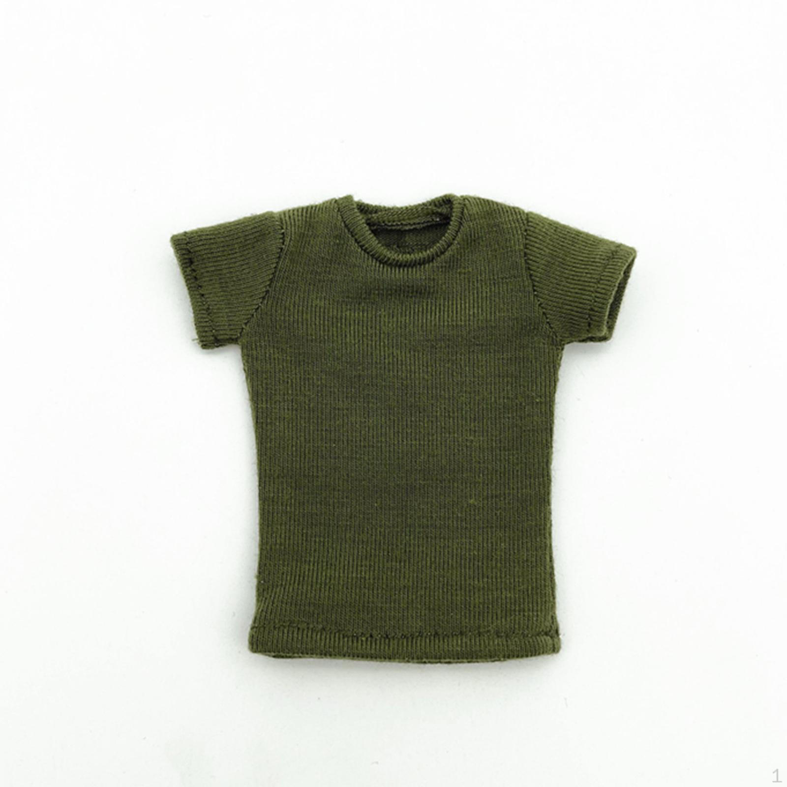 

1/6 Футболка Кукольная Одежда, 12 дюймов Женские Фигурки Одеваются Модель Аксессуары