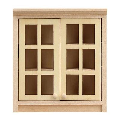 Wall Mounted Mini Cabinet Model Dollhouses Accessories For Bedroom Kitchen Living Room Tiny House Decoration