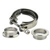 Morsetto di scarico a banda V 2 pollici 2,5 pollici 3 pollici 3,5 pollici 4 pollici 51 mm 63 mm 76 mm Flangia di scarico morsetto vband morsetto a banda V Morsetto per silenziatore a banda V