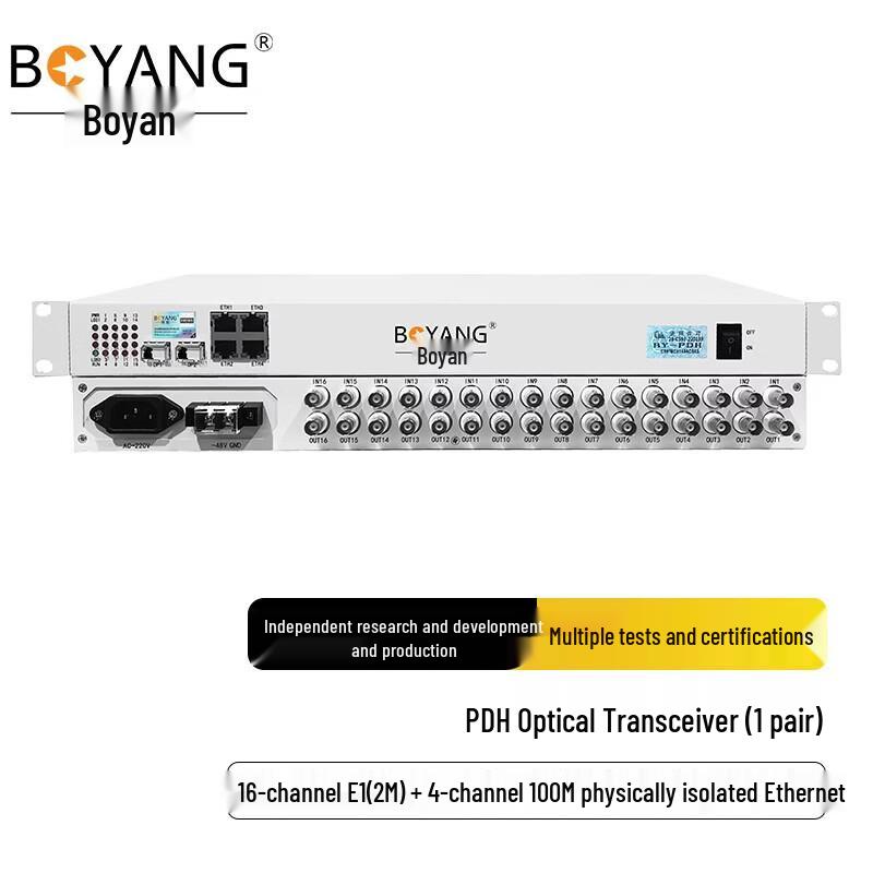 BOYANG 16E1+4EV PDH Optical Transceiver