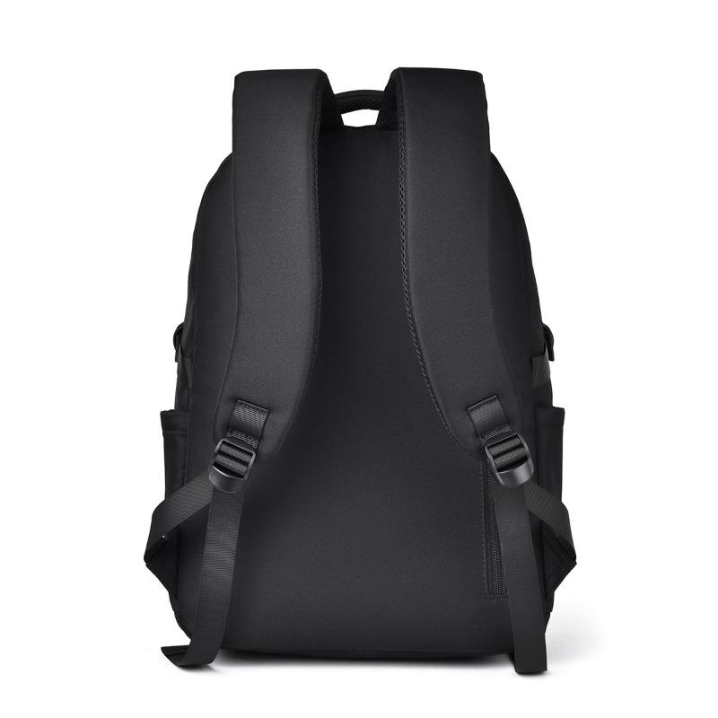 Backpack Large Capacity Simple Student Backpack Junior High School Student Leisure School Bag Double Back