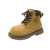 Early autumn new Martin boots women's outdoor thick-soled heightening series retro cute short tube versatile niche big yellow boots