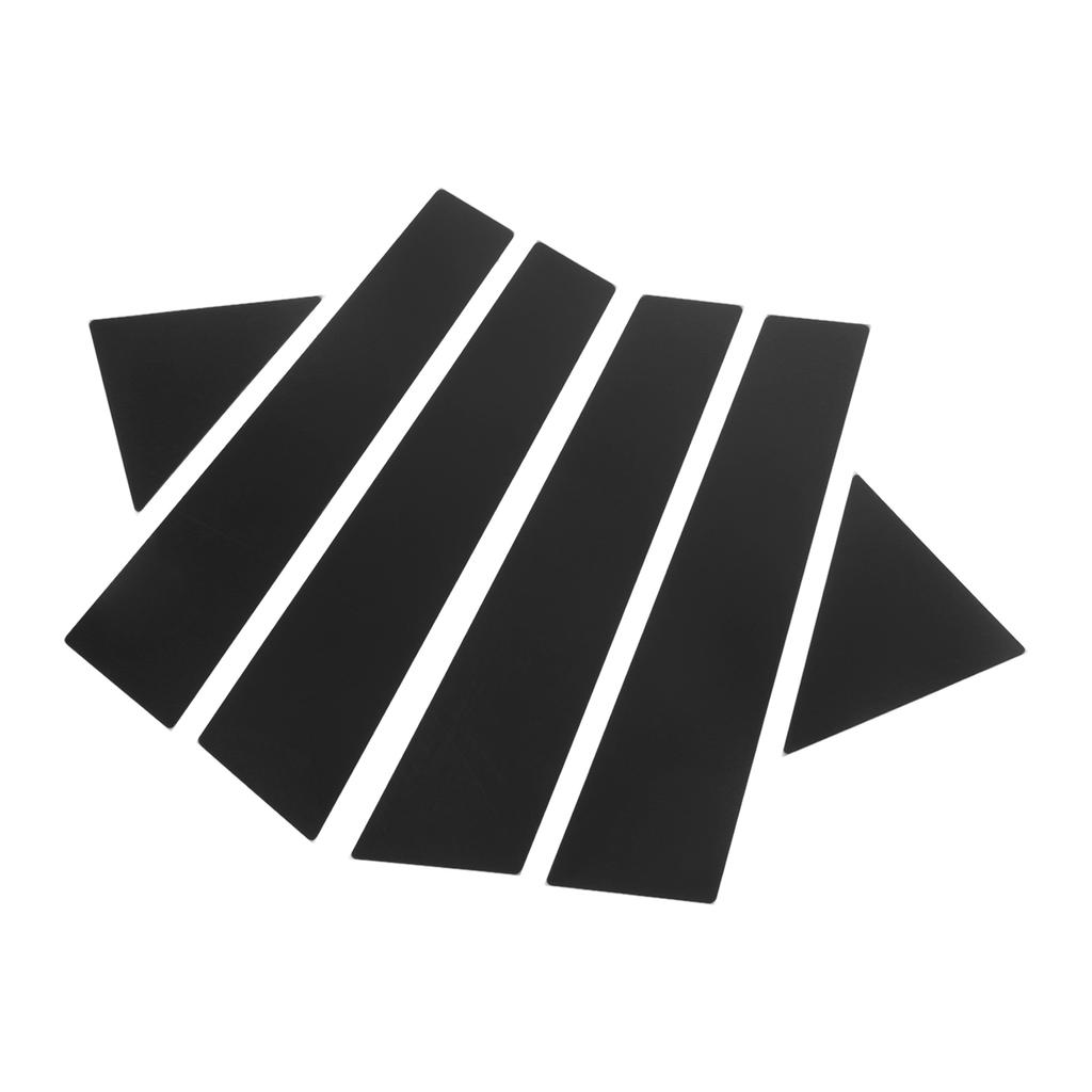 6 STÜCKE Auto Fenster Säulenverkleidung Glänzend Schwarz Spiegel Dekoration Ersatz für Chrysler 300C 2005-2010