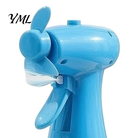 Battery Operated Mist Fan Handheld Spray Fan, Portable Misting with 400ml Water Tank, Summer Personal Cooling for Outdoor Travel Camping Small Tank
