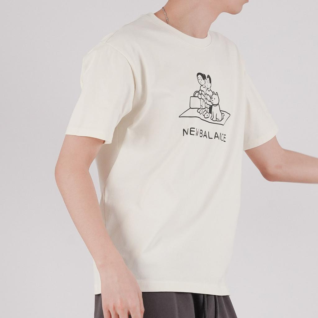 New Balance X Noritake T Shirt Unisex White AMT12349-RSI