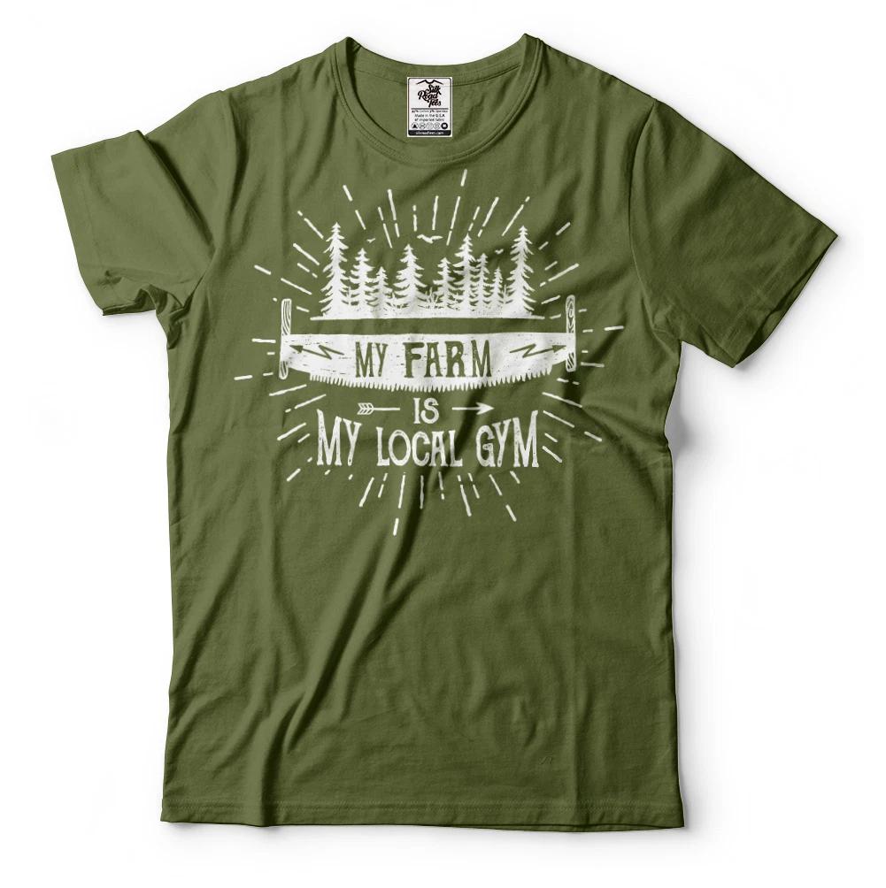 Farm local gym funny t-shirt Farmer T-shirt Tee Shirt 4XL