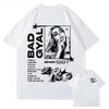 2026 Nuovo Singer Bad Gyal Album Tour Grafica Cotone Stampato Maglietta per Unisex Donna Streetwear Estate Top Traspirante Casual Maglietta